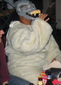 wordcamp philly organizer lula jones in donnie darko rabbit costume